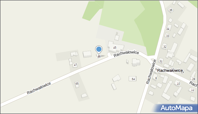 Rachwałowice, Rachwałowice, 46, mapa Rachwałowice