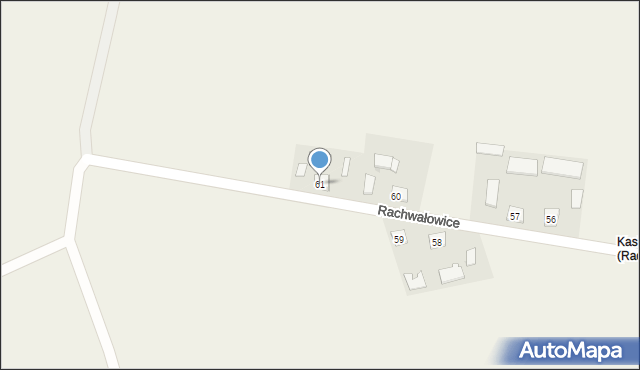 Rachwałowice, Rachwałowice, 61, mapa Rachwałowice