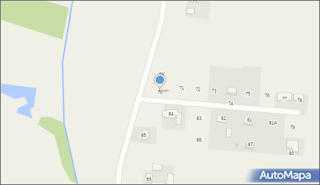 Raciborów, Raciborów, 70, mapa Raciborów