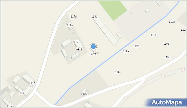 Raciborowice Dolne, Raciborowice Dolne, 117c, mapa Raciborowice Dolne