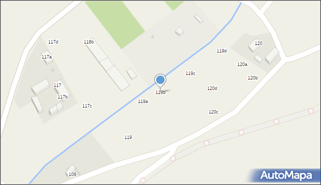 Raciborowice Dolne, Raciborowice Dolne, 119b, mapa Raciborowice Dolne