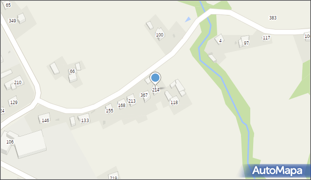 Raciechowice, Raciechowice, 214, mapa Raciechowice