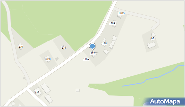 Raciechowice, Raciechowice, 312, mapa Raciechowice