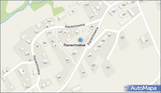 Raciechowice, Raciechowice, 55, mapa Raciechowice
