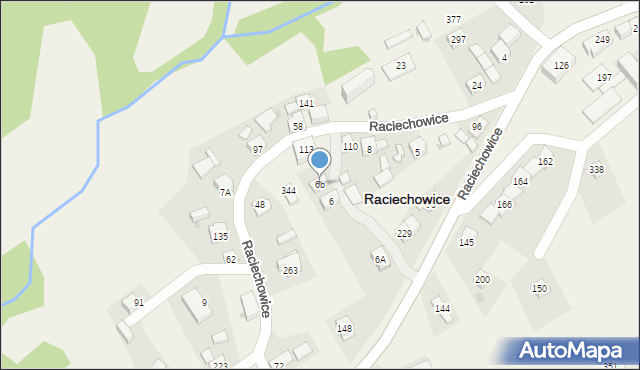 Raciechowice, Raciechowice, 6b, mapa Raciechowice