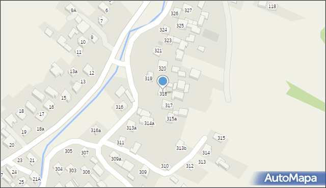 Racławice, Racławice, 318, mapa Racławice