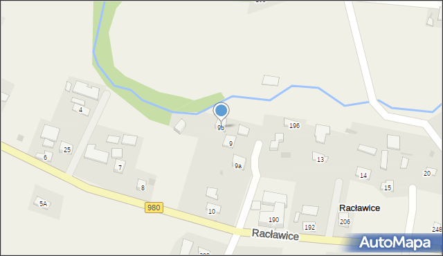 Racławice, Racławice, 9b, mapa Racławice