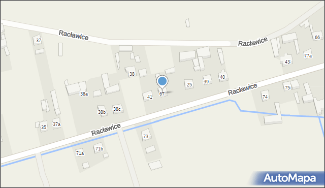 Racławice, Racławice, 67, mapa Racławice