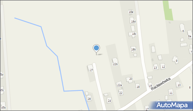 Racławówka, Racławówka, 24a, mapa Racławówka