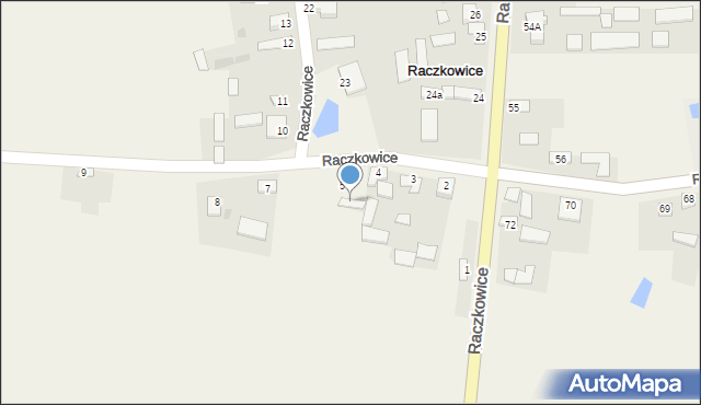 Raczkowice, Raczkowice, 6, mapa Raczkowice