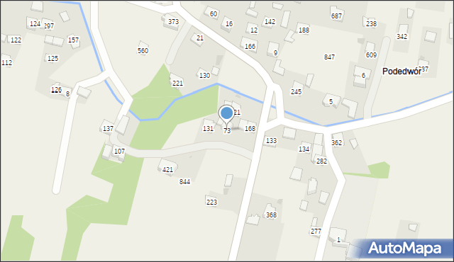 Rączna, Rączna, 73, mapa Rączna