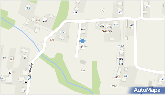 Rączna, Rączna, 811, mapa Rączna