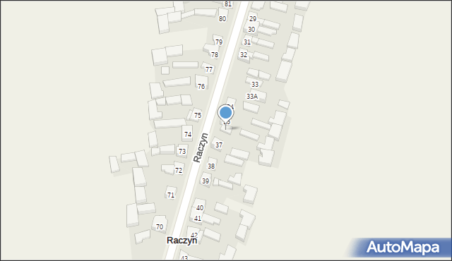 Raczyn, Raczyn, 36, mapa Raczyn