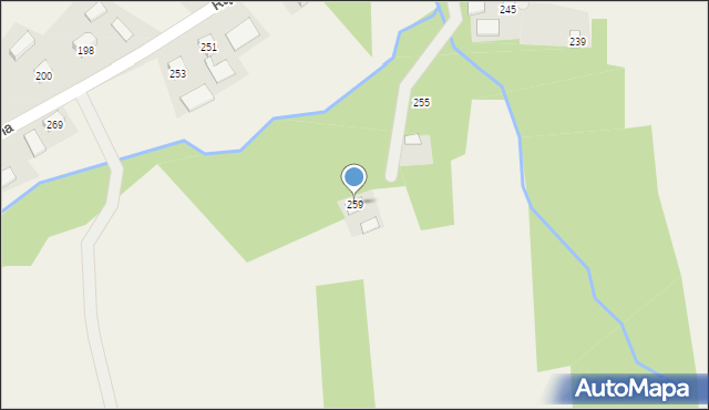 Rączyna, Rączyna, 259, mapa Rączyna