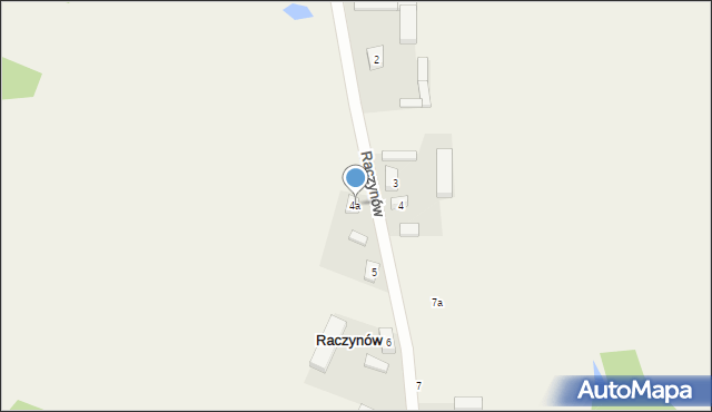 Raczynów, Raczynów, 4a, mapa Raczynów