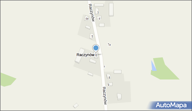 Raczynów, Raczynów, 6, mapa Raczynów