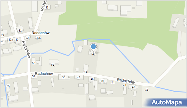 Radachów, Radachów, 49, mapa Radachów