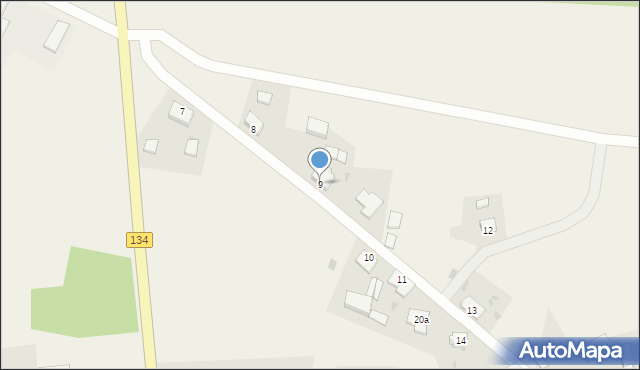 Radachów, Radachów, 9, mapa Radachów