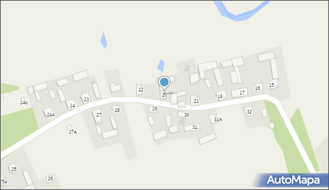 Radachówka, Radachówka, 20, mapa Radachówka