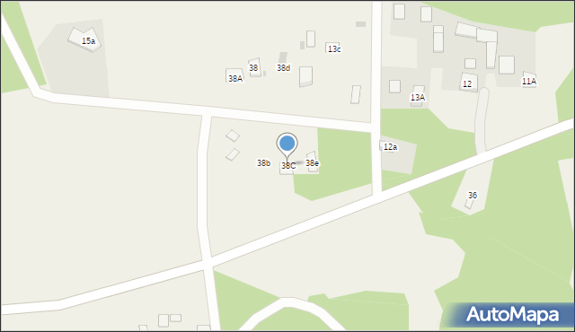Radachówka, Radachówka, 38C, mapa Radachówka