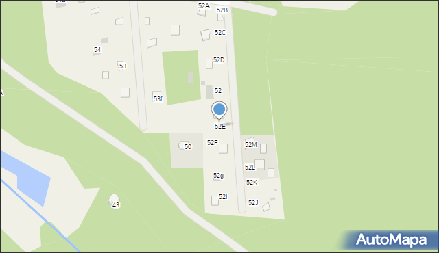 Radachówka, Radachówka, 52E, mapa Radachówka