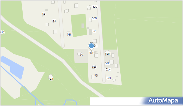 Radachówka, Radachówka, 52F, mapa Radachówka