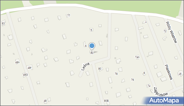 Radachówka, Radachówka, 81, mapa Radachówka