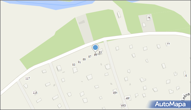 Radachówka, Radachówka, 85, mapa Radachówka