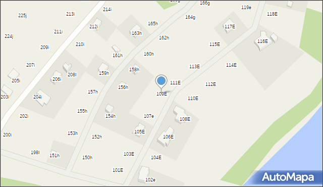 Radacz, Radacz, 109E, mapa Radacz