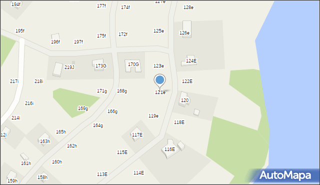 Radacz, Radacz, 121e, mapa Radacz