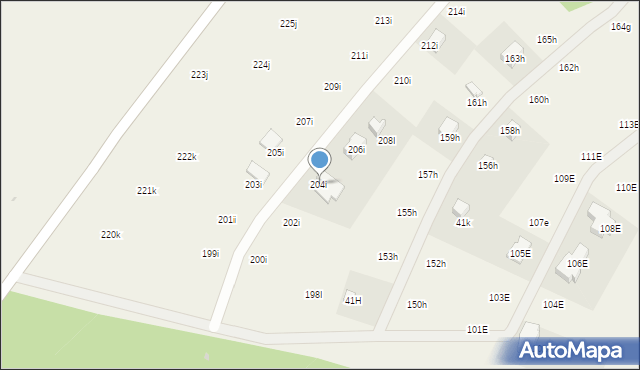 Radacz, Radacz, 204i, mapa Radacz