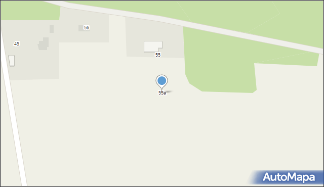 Radańska, Radańska, 55a, mapa Radańska