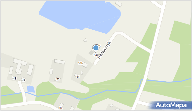 Radawczyk, Radawczyk, 54A, mapa Radawczyk