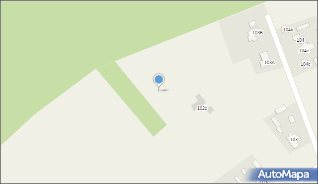 Radawiec Duży, Radawiec Duży, 102d, mapa Radawiec Duży