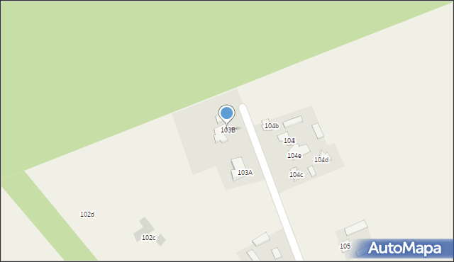 Radawiec Duży, Radawiec Duży, 103B, mapa Radawiec Duży