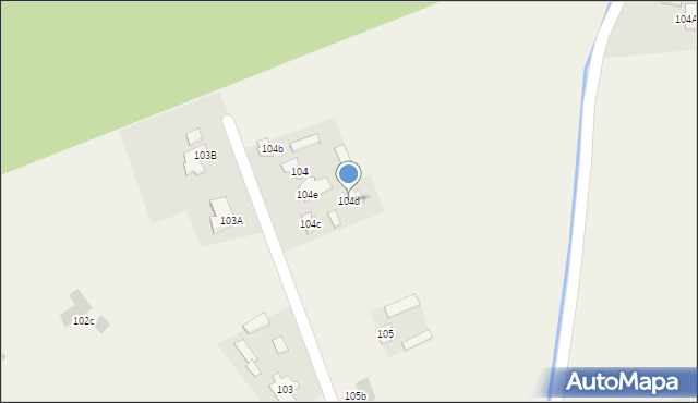 Radawiec Duży, Radawiec Duży, 104d, mapa Radawiec Duży