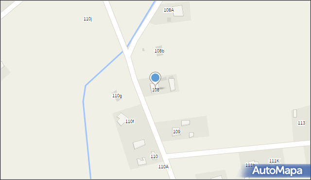 Radawiec Duży, Radawiec Duży, 108, mapa Radawiec Duży