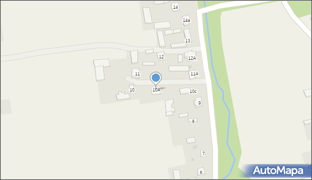 Radawiec Duży, Radawiec Duży, 10A, mapa Radawiec Duży