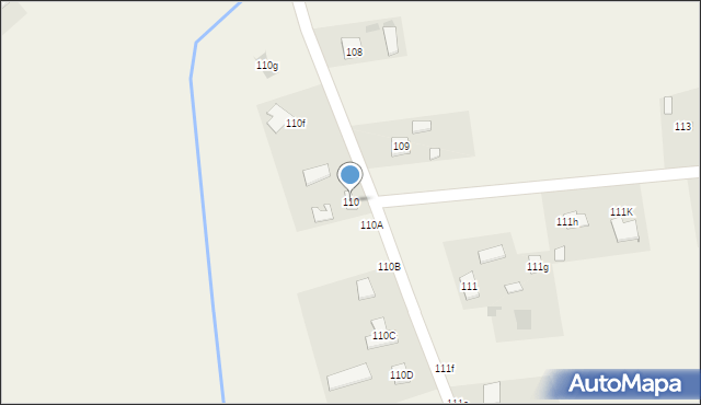 Radawiec Duży, Radawiec Duży, 110, mapa Radawiec Duży