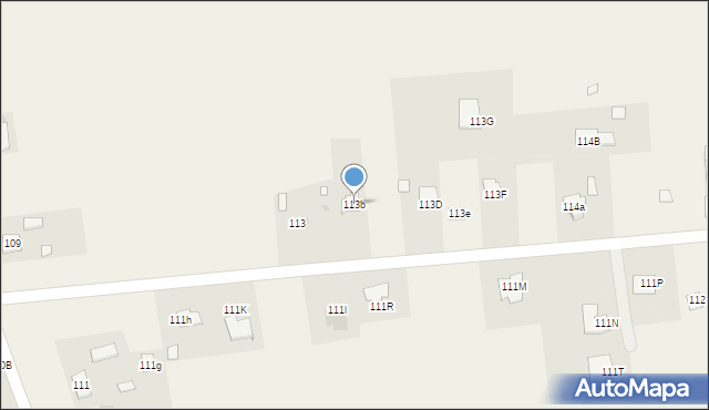 Radawiec Duży, Radawiec Duży, 113b, mapa Radawiec Duży