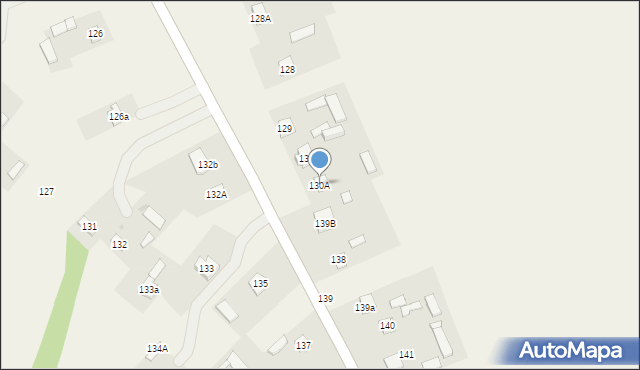 Radawiec Duży, Radawiec Duży, 130A, mapa Radawiec Duży