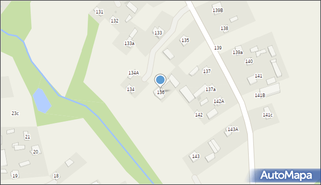 Radawiec Duży, Radawiec Duży, 136, mapa Radawiec Duży