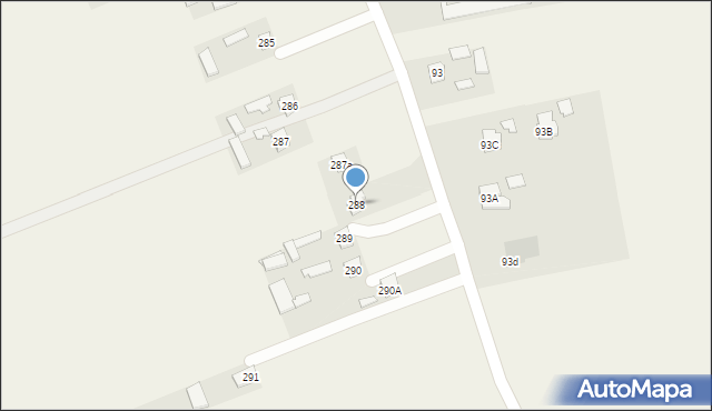 Radawiec Duży, Radawiec Duży, 288, mapa Radawiec Duży