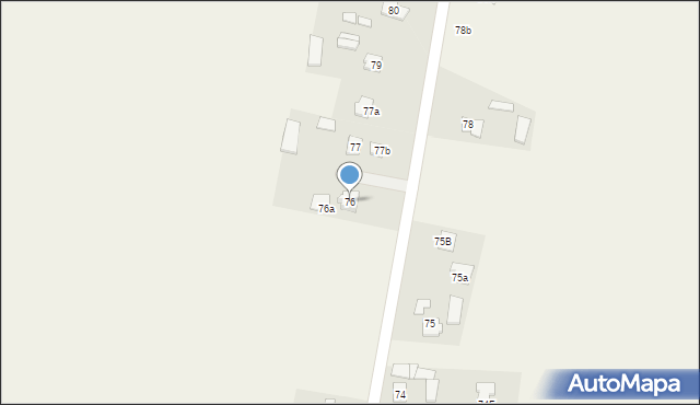 Radawiec Duży, Radawiec Duży, 76, mapa Radawiec Duży