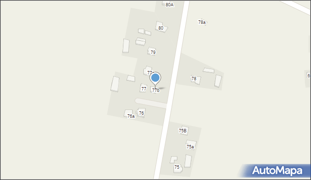 Radawiec Duży, Radawiec Duży, 77b, mapa Radawiec Duży