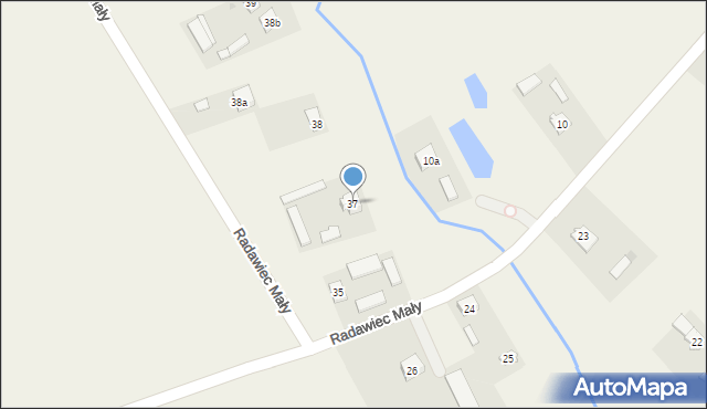 Radawiec Mały, Radawiec Mały, 37, mapa Radawiec Mały
