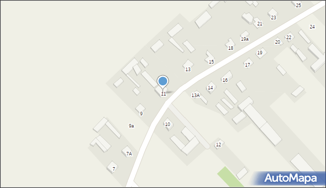 Radcze, Radcze, 11, mapa Radcze