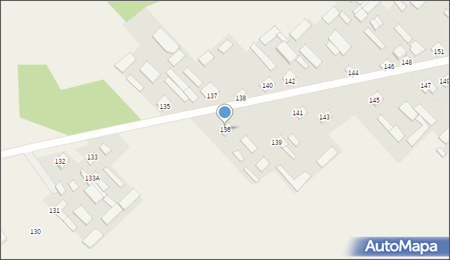 Radcze, Radcze, 136, mapa Radcze