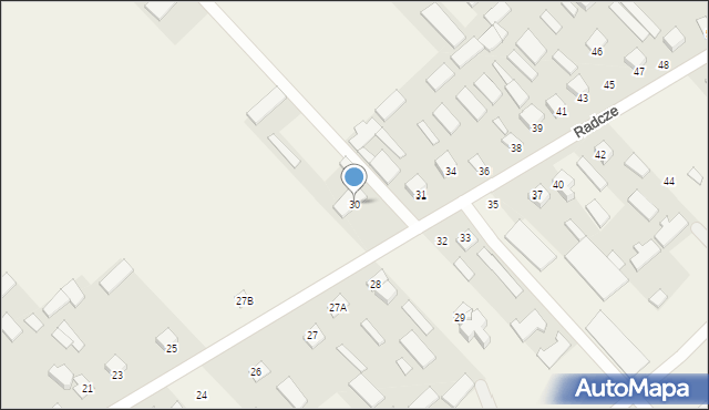 Radcze, Radcze, 30, mapa Radcze
