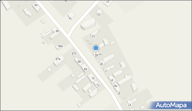 Radęcin, Radęcin, 19, mapa Radęcin